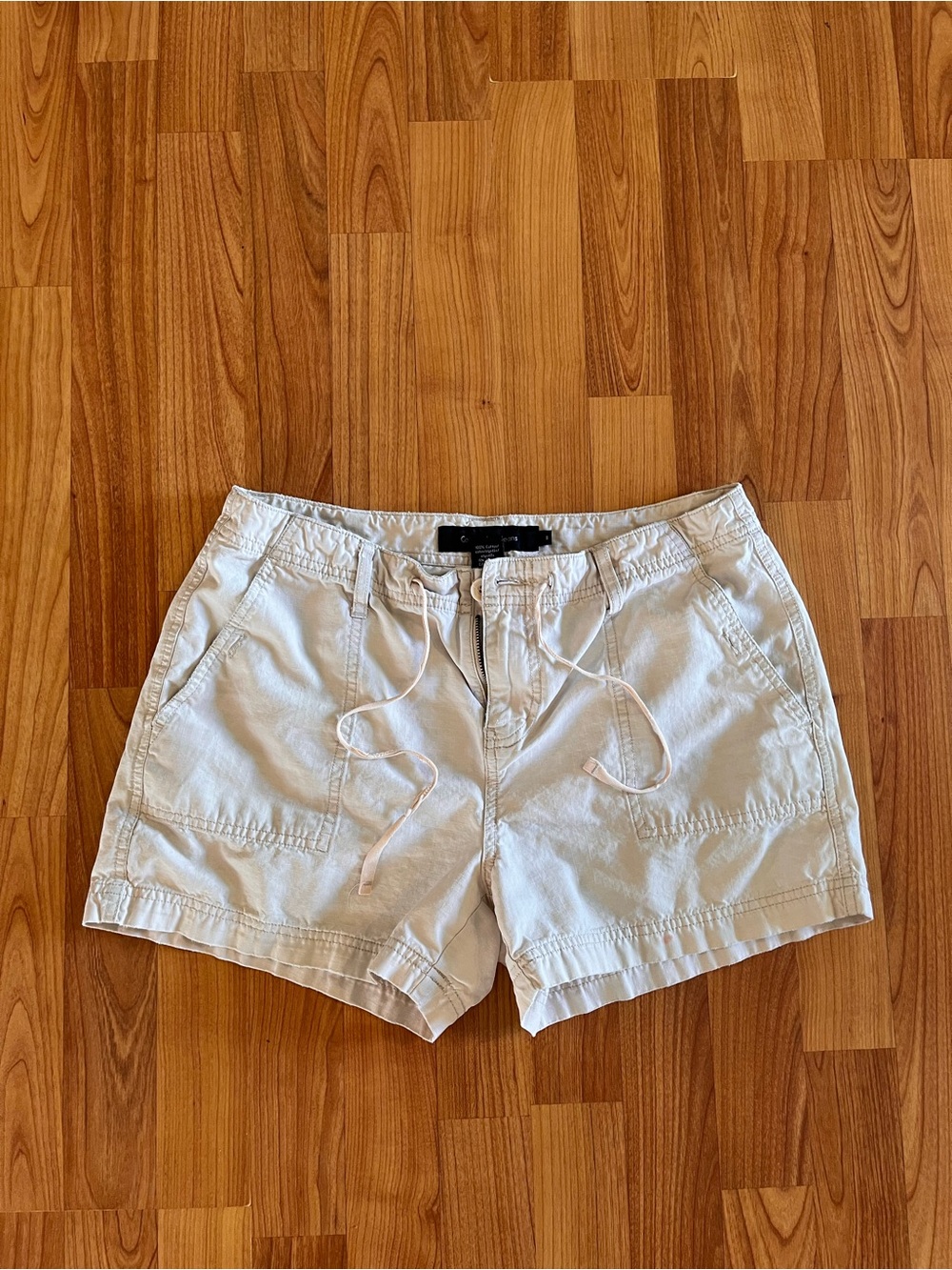 Calvin Klein khaki Casual Drawstring Women's Shorts- size 8